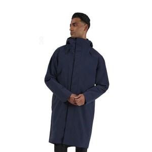 Navy Men On Parka Jackets | ZA_ON9074