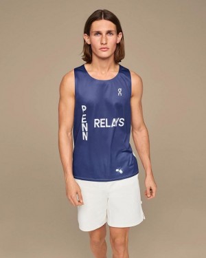 Navy Men On Penn Relays Singlet Tank | ZA_ON8112