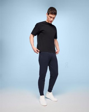 Navy Men On Sweat Pants | ZA_ON8029