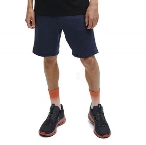 Navy Men On Sweat Shorts | ZA_ON8336
