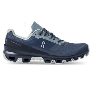 Navy Women On Cloudventure Waterproof Trail Running Shoes | ZA_ON8513
