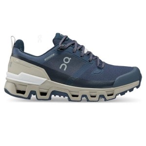 Navy Women On Cloudwander Waterproof Hiking Shoes | ZA_ON8409