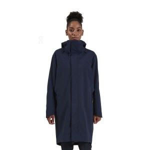 Navy Women On Parka Jackets | ZA_ON8447