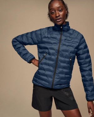 Navy Women On Switch Jackets | ZA_ON8235