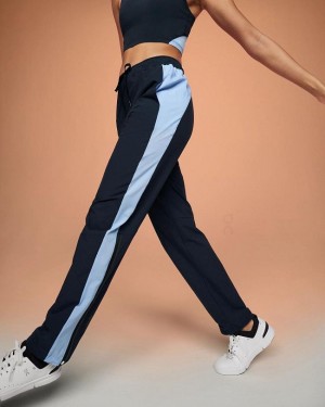 Navy Women On Track Pants | ZA_ON8465
