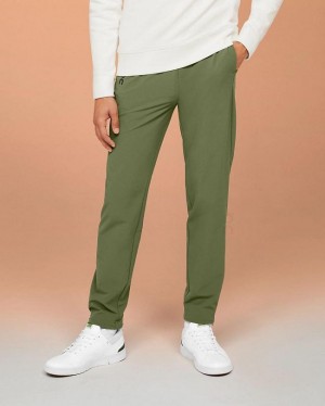 Olive Men On Active Pants | ZA_ON8385