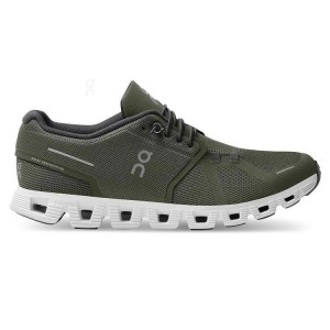 Olive Men On Cloud 5 Sneakers | ZA_ON8065