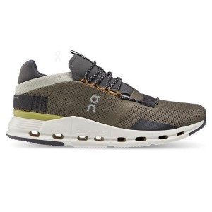 Olive Men On Cloudnova Sneakers | ZA_ON8079