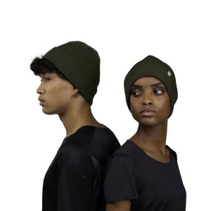 Olive Men On Merino Beanie | ZA_ON8950