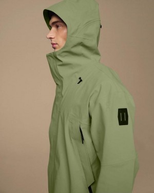 Olive Men On Parka Jackets | ZA_ON8417