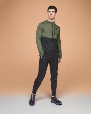 Olive Men On Weather Jackets | ZA_ON9038