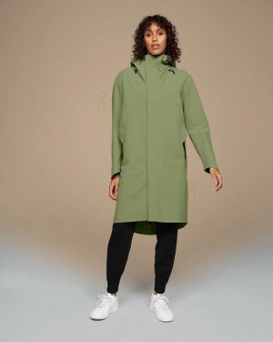 Olive Women On Parka Jackets | ZA_ON8514