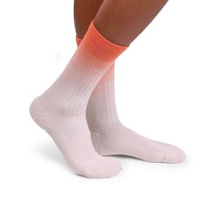 Orange Men On All-Day Socks | ZA_ON8171