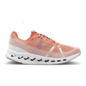 Orange Men On Cloudsurfer Road Running Shoes | ZA_ON8436