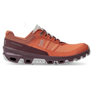 Orange Men On Cloudventure Trail Running Shoes | ZA_ON8258