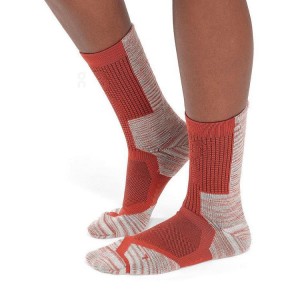 Orange Men On Explorer Merino Socks | ZA_ON8817