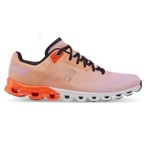 Orange / Purple Women On Cloudflow Road Running Shoes | ZA_ON8238