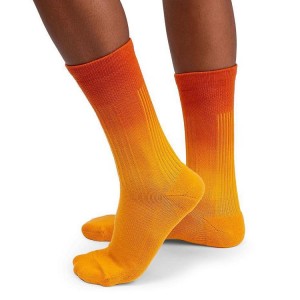 Orange / Yellow Men On All-Day Socks | ZA_ON8186