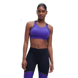 Purple Women On Performance Bras | ZA_ON8506