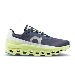 Purple / Green Men On Cloudmonster Road Running Shoes | ZA_ON8991