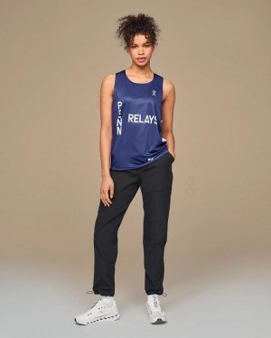 Royal Women On Penn Relays Singlet Tank | ZA_ON8124