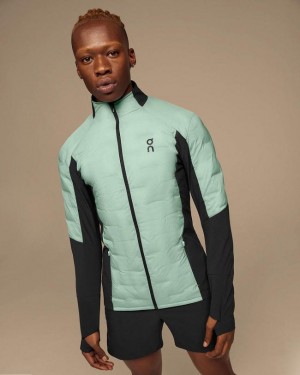 Turquoise Men On Climate Jackets | ZA_ON8644