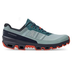 Turquoise Men On Cloudventure Trail Running Shoes | ZA_ON9164