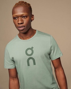 Turquoise Men On Graphic-T T-shirts | ZA_ON8422