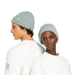Turquoise Men On Merino Beanie | ZA_ON8617