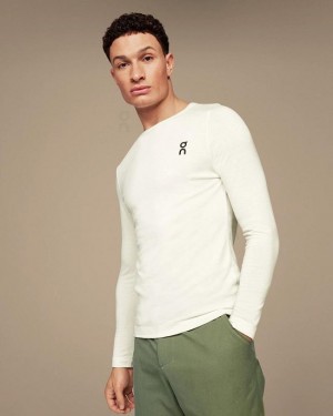 White Men On Merino Long-T T-shirts | ZA_ON9012