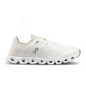 White / Beige Men On Cloud 5 Coast Sneakers | ZA_ON8623