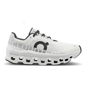 White / Black Women On Cloudmonster Road Running Shoes | ZA_ON9137