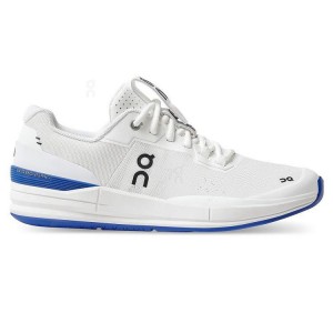 White / Blue Men On THE ROGER Pro Tennis Shoes | ZA_ON8070