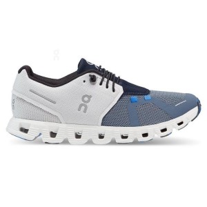 White / Blue Women On Cloud 5 Fuse Sneakers | ZA_ON8999