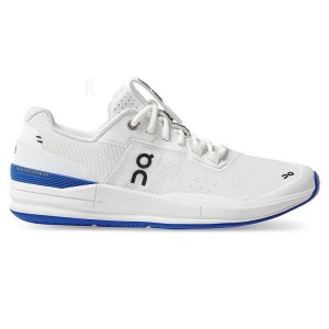 White / Blue Women On THE ROGER Pro Tennis Shoes | ZA_ON8131