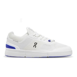 White / Blue Women On THE ROGER Spin Sneakers | ZA_ON8628