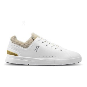 White / Gold Men On THE ROGER Advantage Sneakers | ZA_ON8821
