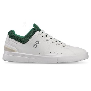 White / Green Women On THE ROGER Advantage Sneakers | ZA_ON8211