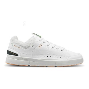 White / Green Women On THE ROGER Centre Court Sneakers | ZA_ON8421