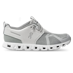 White / Grey Women On Cloud 5 Terry Sneakers | ZA_ON9018