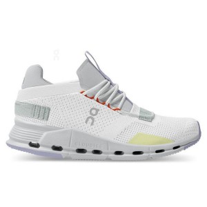 White / Grey Women On Cloudnova Sneakers | ZA_ON8727