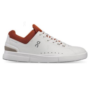 White / Orange Men On THE ROGER Advantage Sneakers | ZA_ON8794