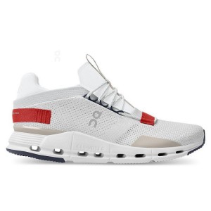 White / Red Men On Cloudnova Sneakers | ZA_ON8759