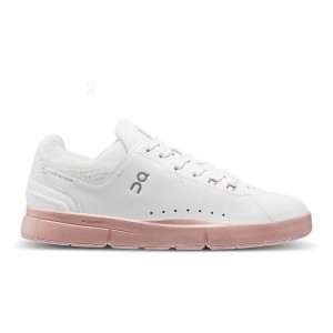 White / Rose Women On THE ROGER Advantage Sneakers | ZA_ON8992