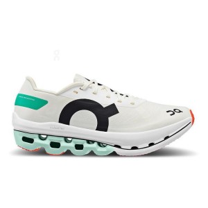 White / Turquoise Women On Cloudboom Echo Road Running Shoes | ZA_ON8966