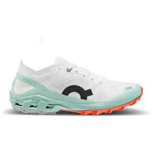 White / Turquoise Women On Cloudventure Peak 3 Trail Running Shoes | ZA_ON8814