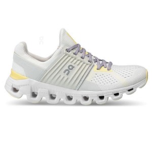 White / Yellow Women On Cloudswift Road Running Shoes | ZA_ON8739