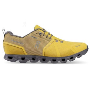 Yellow Men On Cloud 5 Waterproof Sneakers | ZA_ON8128