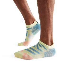 Yellow Men On Performance Low Socks | ZA_ON8187