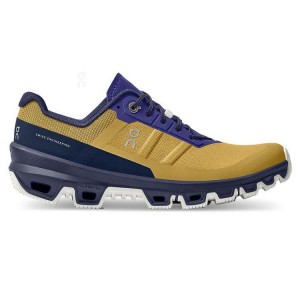 Yellow / Purple Women On Cloudventure Trail Running Shoes | ZA_ON9027
